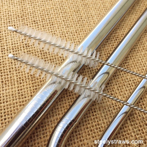 Straw Cleaning Brush, Stainless Steel at WebstaurantStore