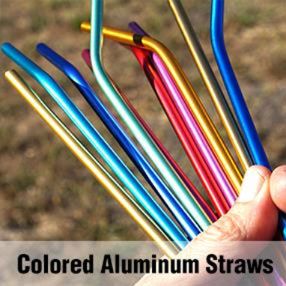 Colored Aluminum Straws