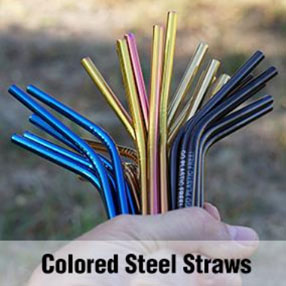 Reusable Silicone Tips for Stainless Steel Straws - Wholesale - Steelys®  Straws