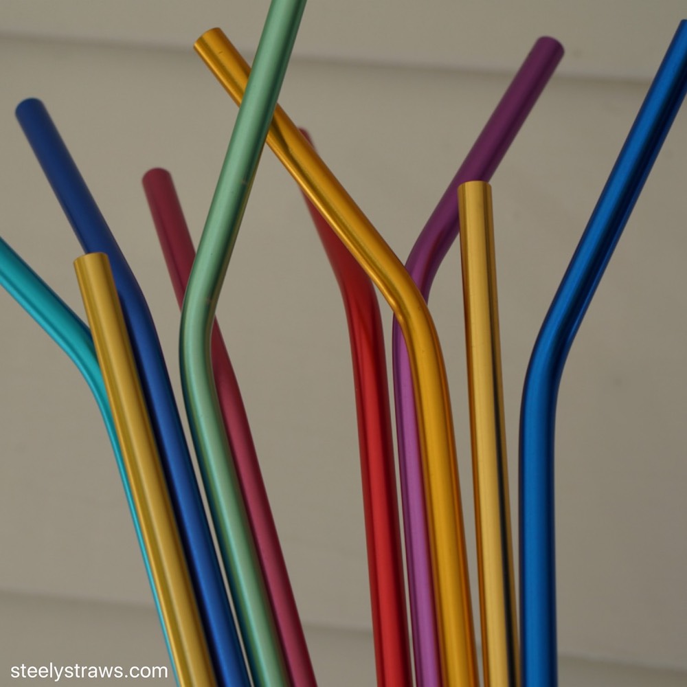 Reusable colored aluminum straws: Buy Bulk Wholesale - Steelys® Straws