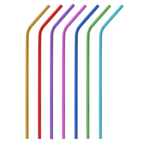 Colorful Aluminum Straw