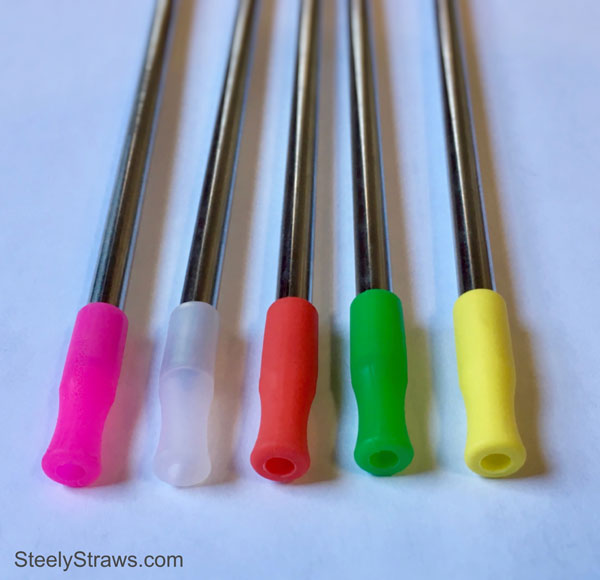 Stainless Steel Straw Silicone Tip Cover - Bulk Stainless Steel Straws